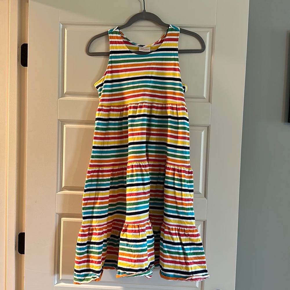 Girls Hanna Andersson Multi-Colored Dress (Rainbow)